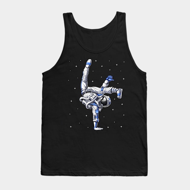 Astronaut Capoeira Dancer Tank Top by underheaven